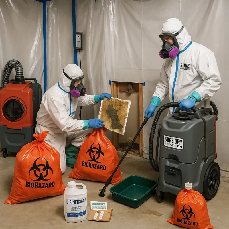Contaminated Water Handling Protocols process in Calera, AL
